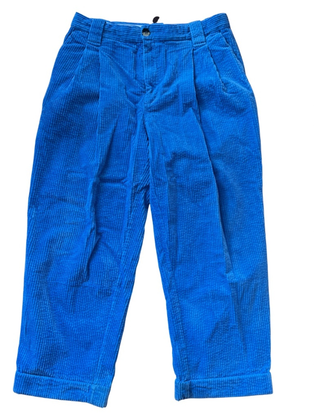 Ganni Blue Corduroy Pants - Sz 42